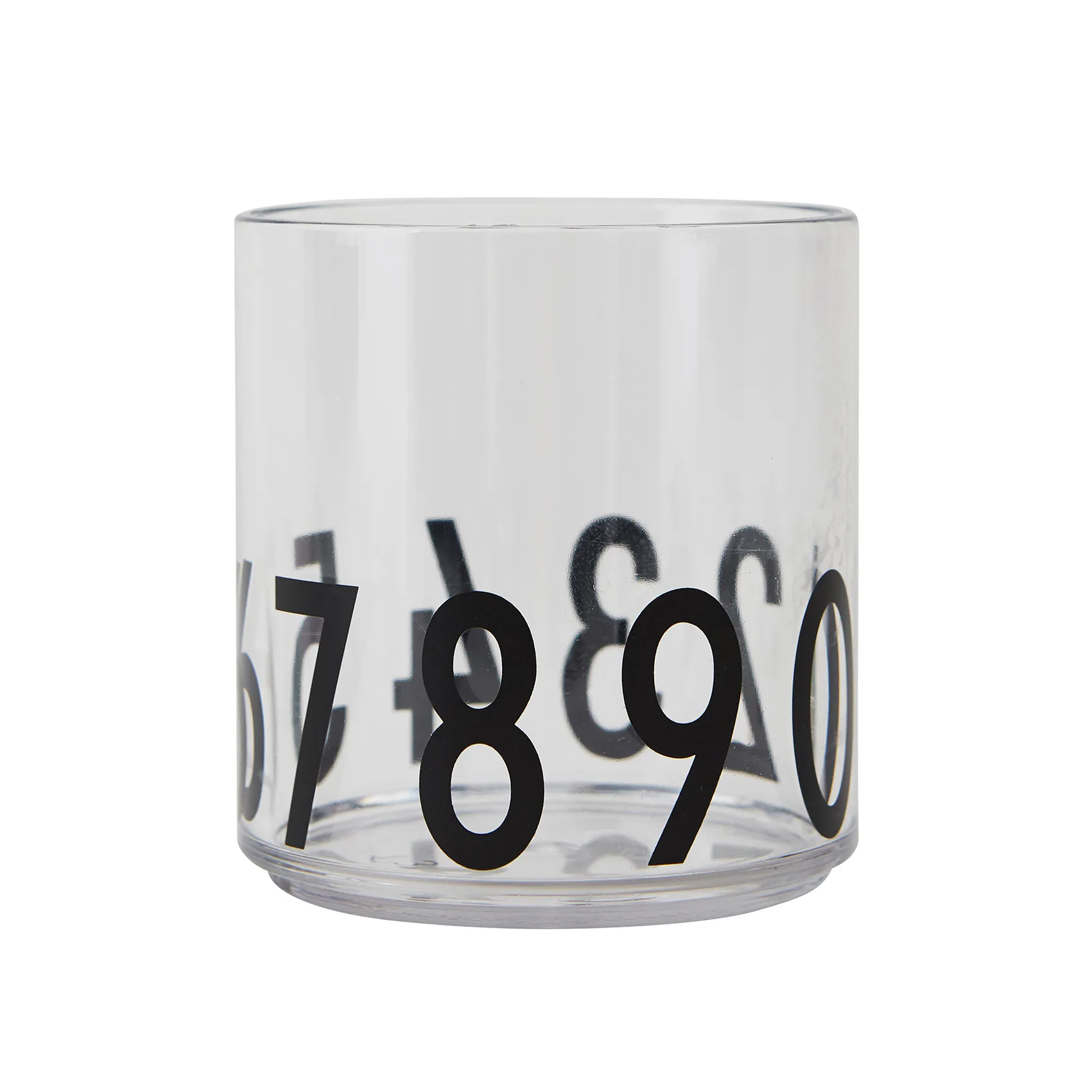 Design Letters Kids Personal Tritan glas, 123 Design Letters