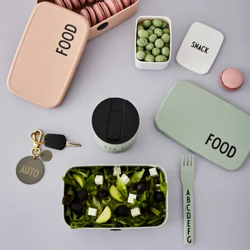 Design Letters kinderbestek melamine - Groen - Design Letters