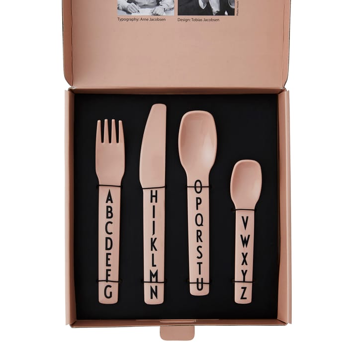 Design Letters kinderbestek melamine, Nude Design Letters