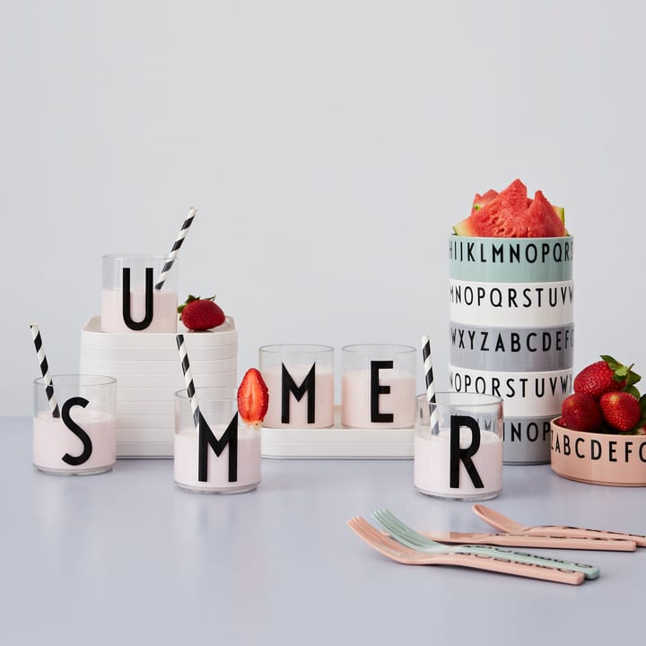 Design Letters kinderbestek melamine, Nude Design Letters