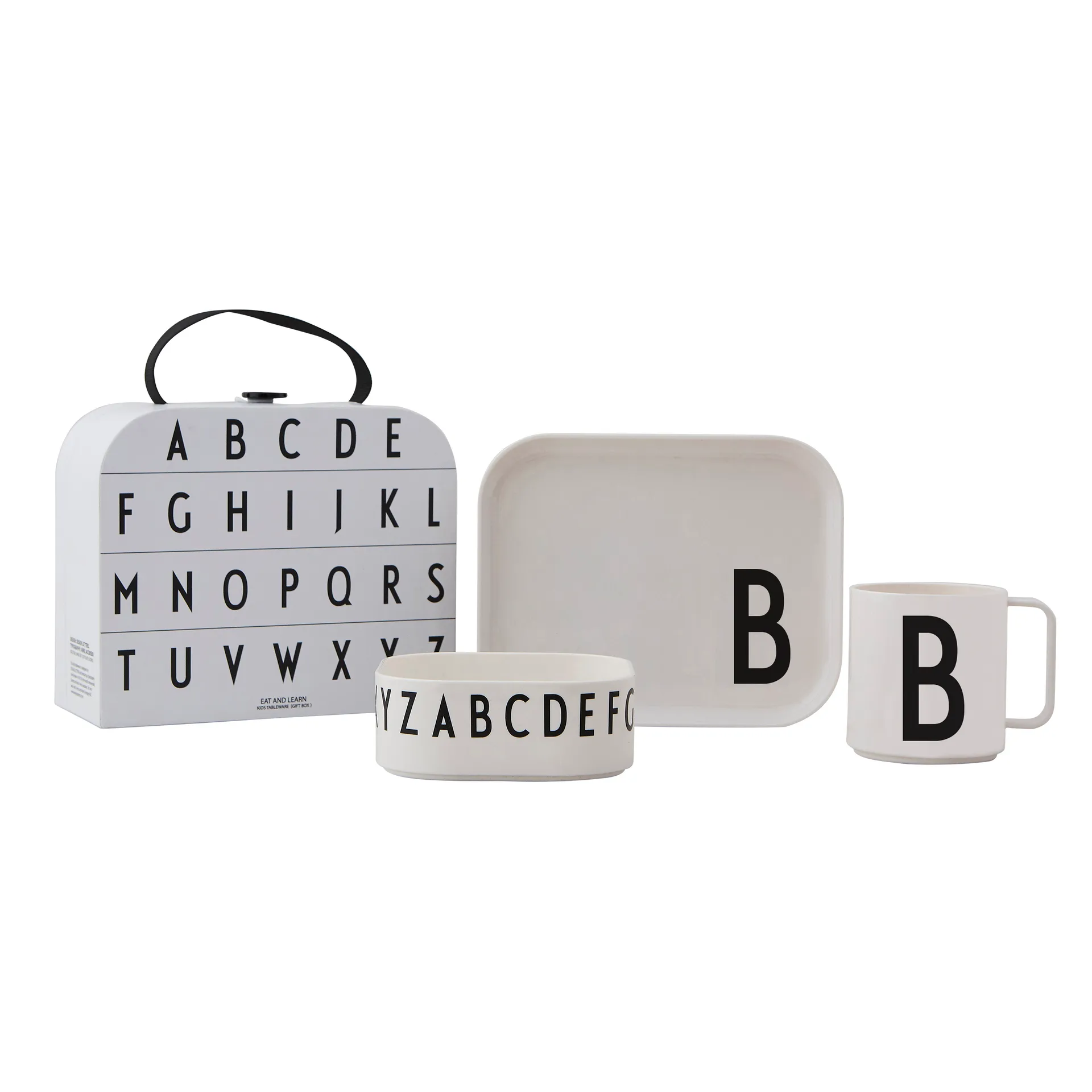 Design Letters kinderservies set, B Design Letters