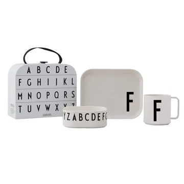 Design Letters kinderservies set - F - Design Letters
