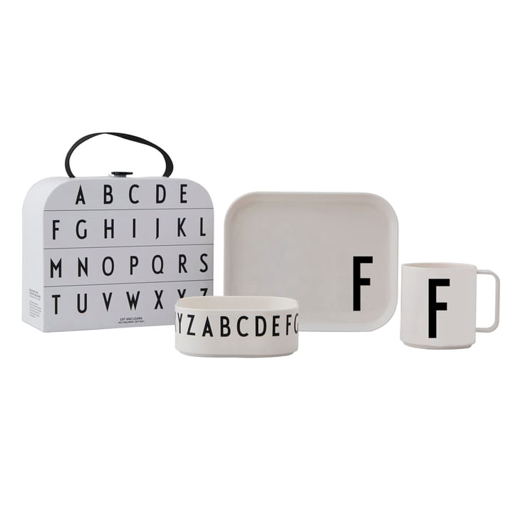 Design Letters kinderservies set - F - Design Letters