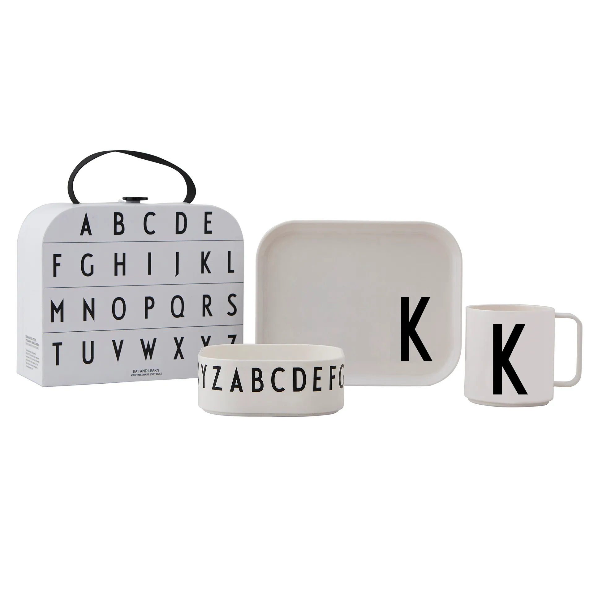 Design Letters kinderservies set, K Design Letters