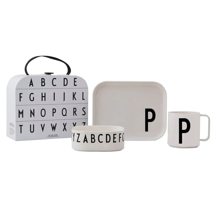 Design Letters kinderservies set - P - Design Letters