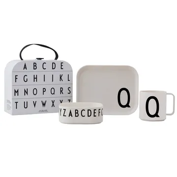 Design Letters kinderservies set - Q - Design Letters