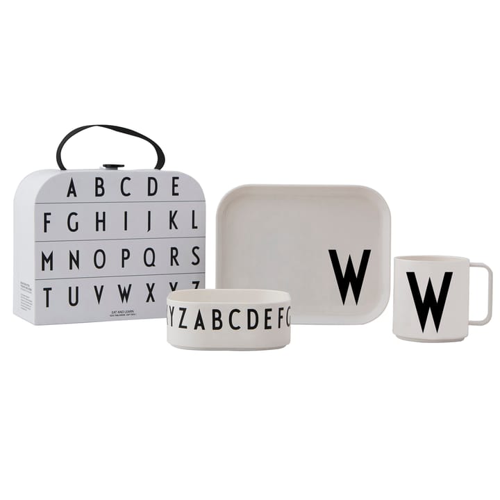 Design Letters kinderservies set - W - Design Letters