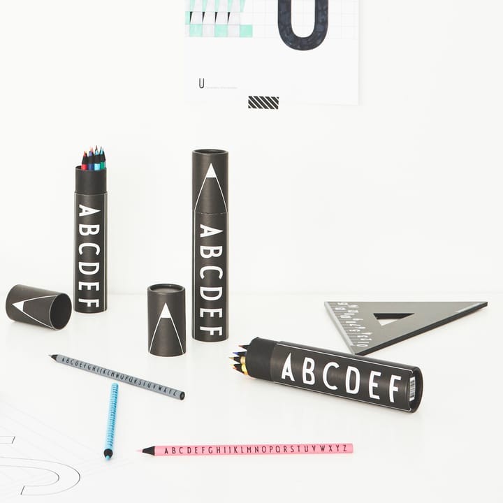 Design Letters kleurpotloden, 15-pack - letters Design Letters