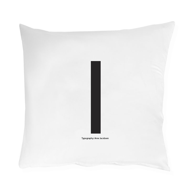 Design Letters kussenhoes 60 x 50 cm. I | Scandinavisch Interieur | Kussenslopen | Zwart
