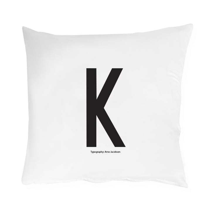 Design Letters kussenhoes 60 x 50 cm. - K - Design Letters