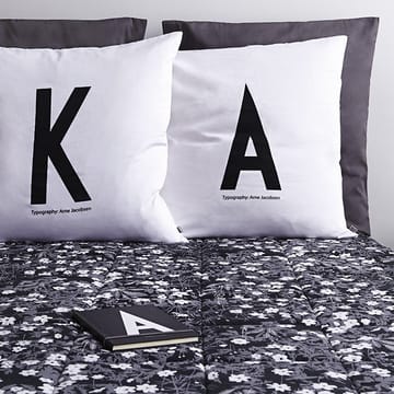 Design Letters kussenhoes 60 x 50 cm. - K - Design Letters