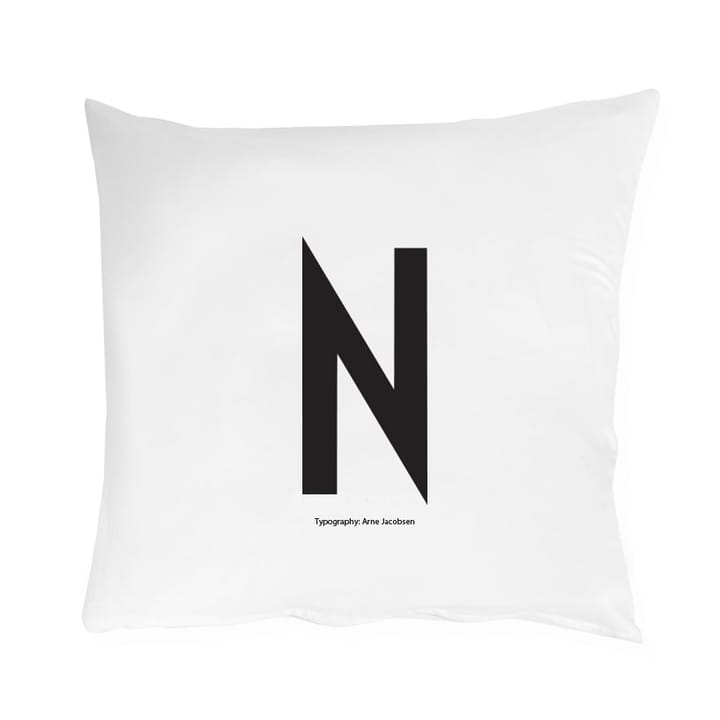 Design Letters kussenhoes 60 x 50 cm. - N - Design Letters
