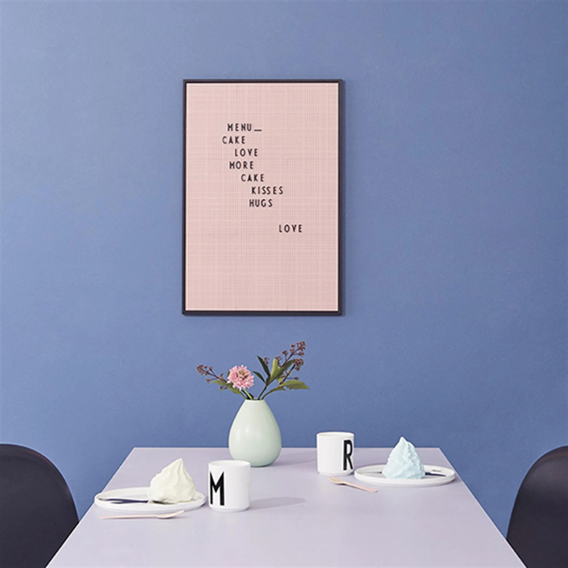 Design Letters letterbord A2, roze Design Letters