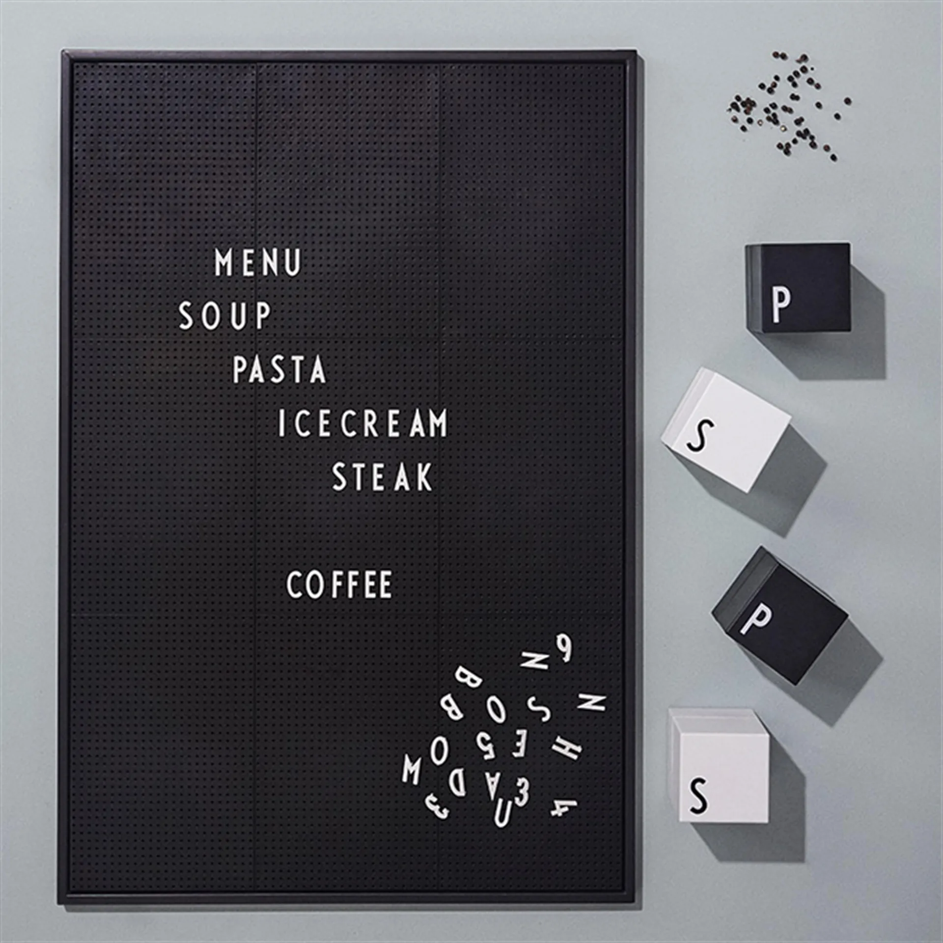 Design Letters letterbord A2, zwart Design Letters