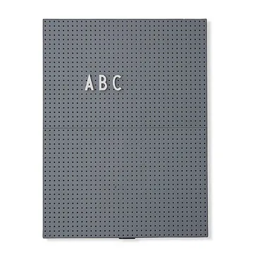 Design Letters letterbord A4 - donkergrijs - Design Letters