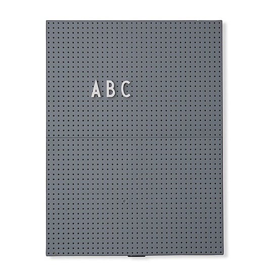 Design Letters letterbord A4 donkergrijs | Scandinavisch Interieur | Prikborden | Grijs