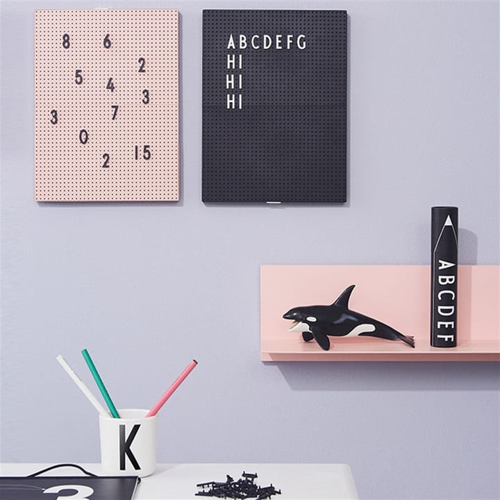 Design Letters letterbox, witte letters Design Letters
