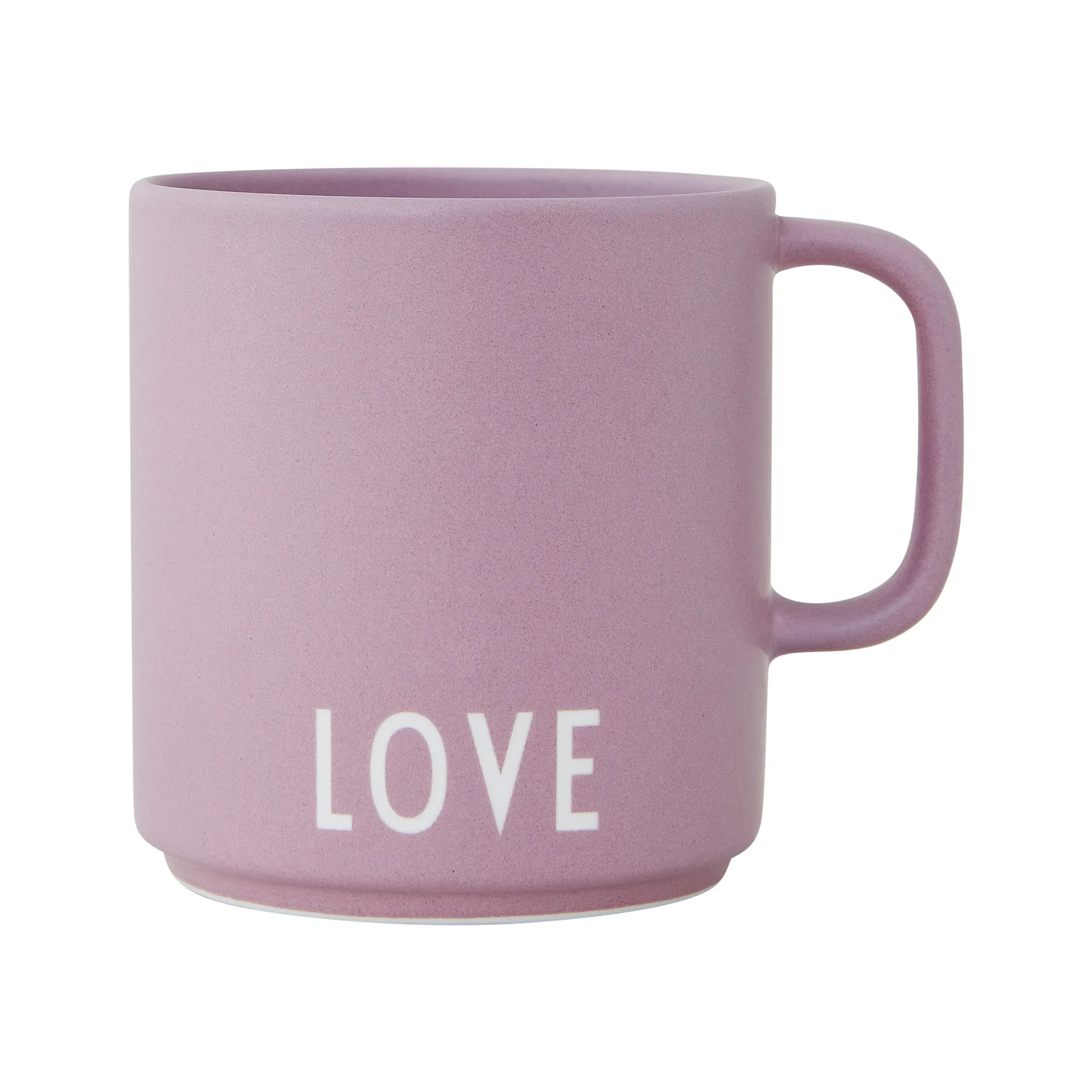 Design Letters lievelingsbeker met oor 25 cl, Love-lavender Design Letters