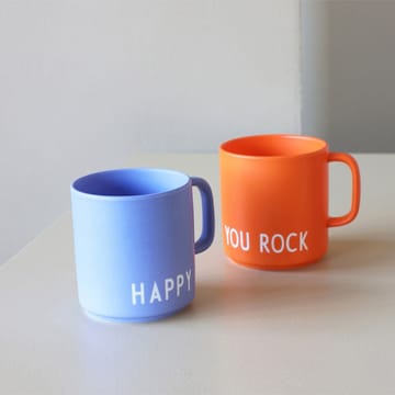 Design Letters lievelingsbeker met oor 25 cl - Orange - Design Letters