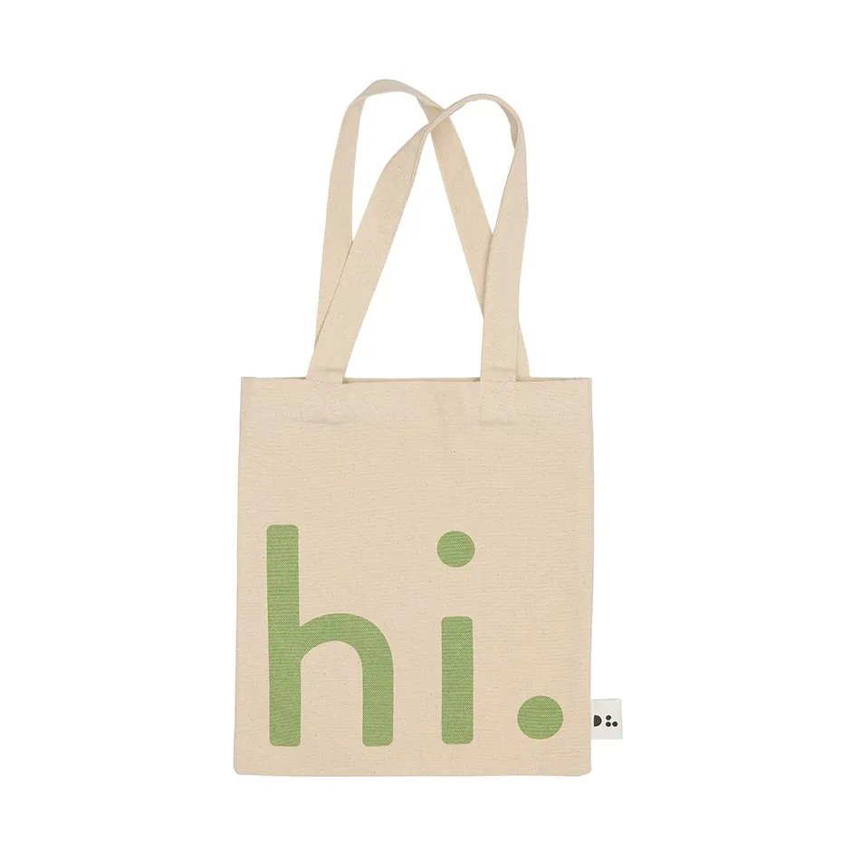 Design Letters Little hi. tas, Green Design Letters