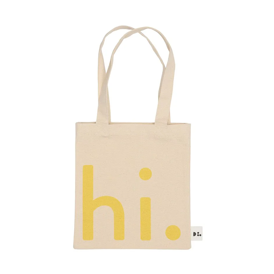 Design Letters Little hi. tas, Yellow Design Letters