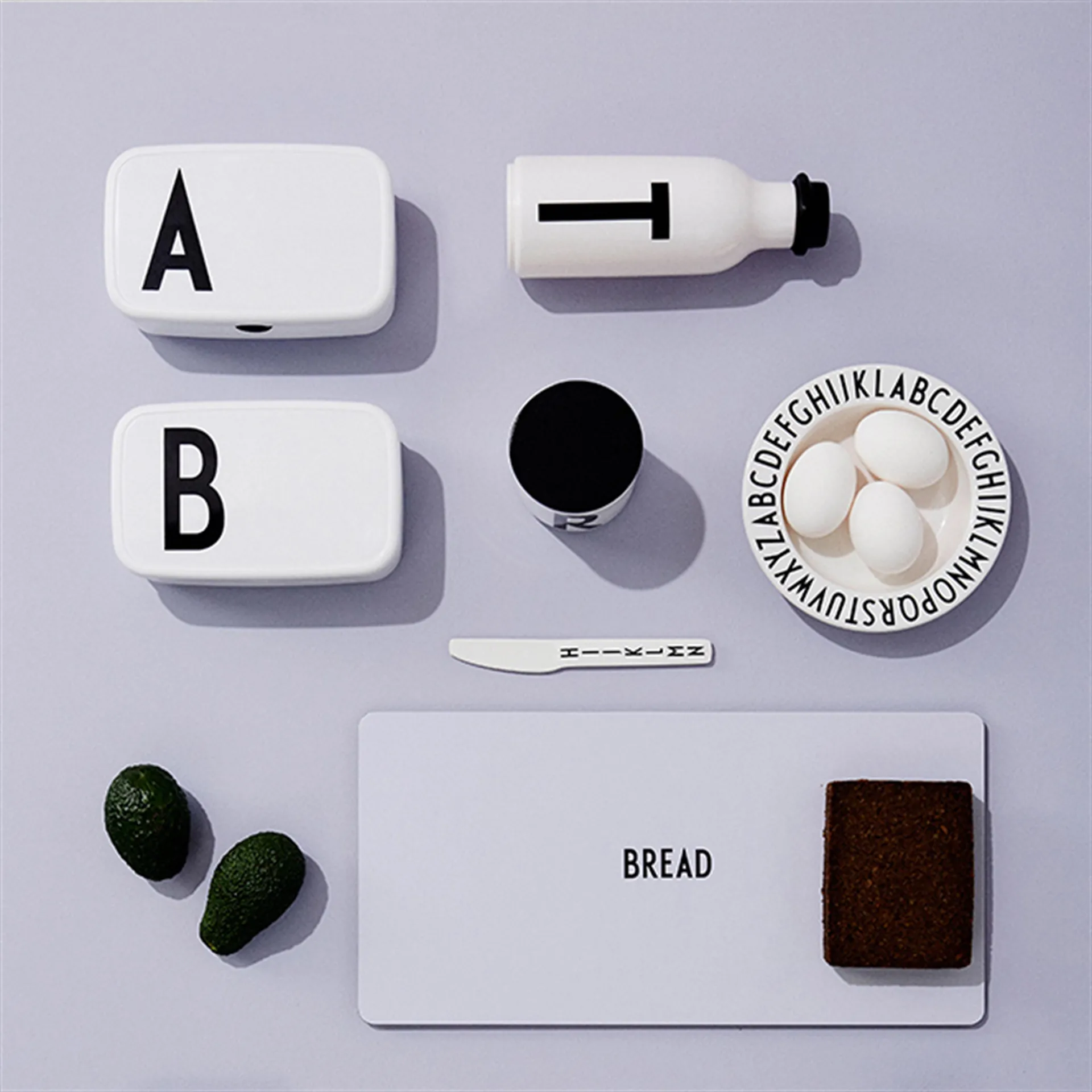 Design Letters lunchbox, A Design Letters