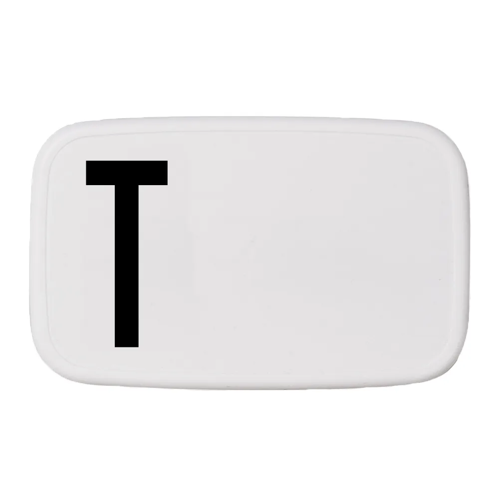 Design Letters lunchbox, T Design Letters