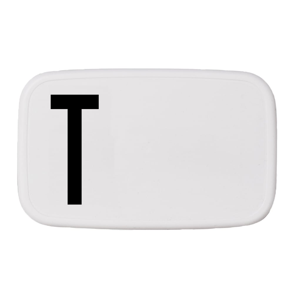 Design Letters lunchbox T | Scandinavisch Interieur | Lunchboxen & vershouddozen | Wit