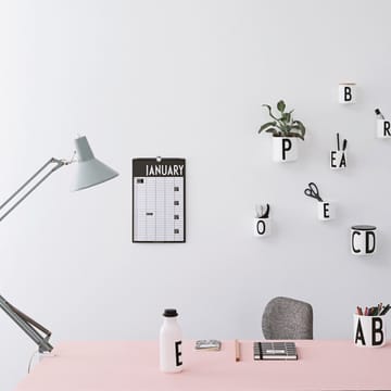 Design Letters maandkalender - Black - Design Letters