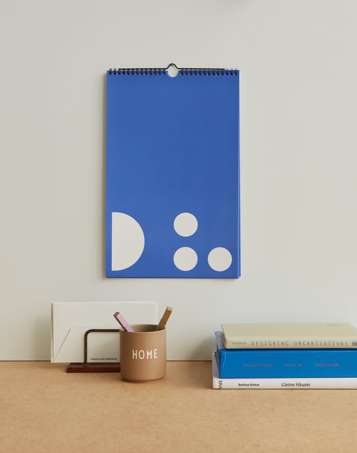 Design Letters maandplanner, Cobalt blue Design Letters