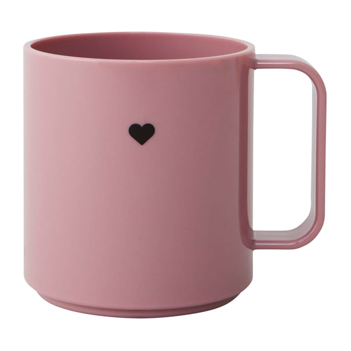 Design Letters Mini Love beker met oor, Ash rose Design Letters