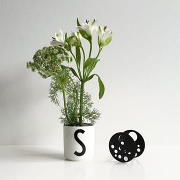 Design Letters plantenhouder Ø6.7 cm - zwart - Design Letters