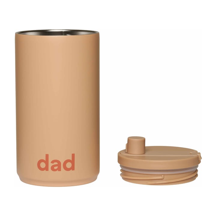 Design Letters reismok 35 cl, Dad-beige Design Letters