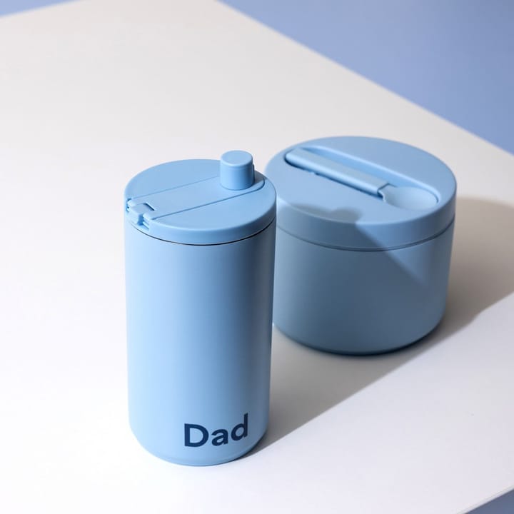Design Letters reismok 35 cl, Dad-Lichtblauw Design Letters