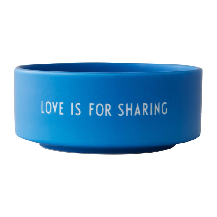 Design Letters snackschaal Ø12 cm - Love-cobalt blue - Design Letters