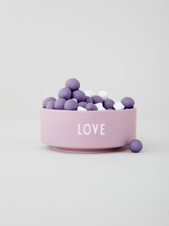 Design Letters snackschaal Ø12 cm - Love-lavender - Design Letters