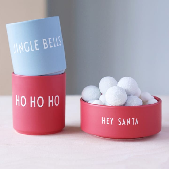 Design Letters snackschaal Ø12 cm, Santa-faded rose Design Letters