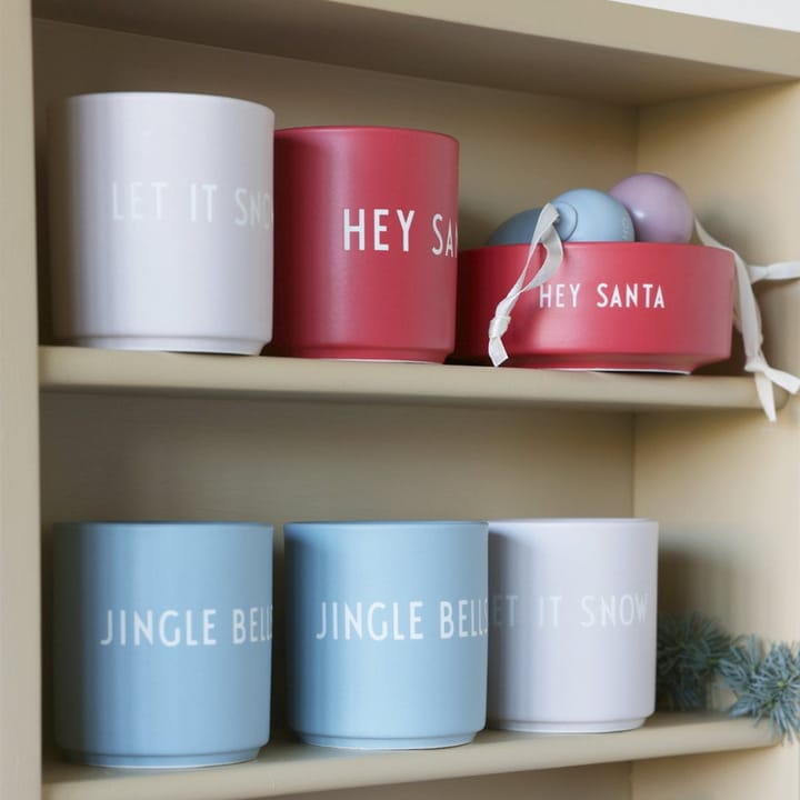 Design Letters snackschaal Ø12 cm, Santa-faded rose Design Letters