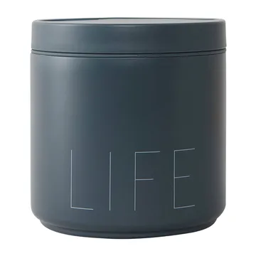 Design Letters thermosbox groot - Life-Royal blue - Design Letters