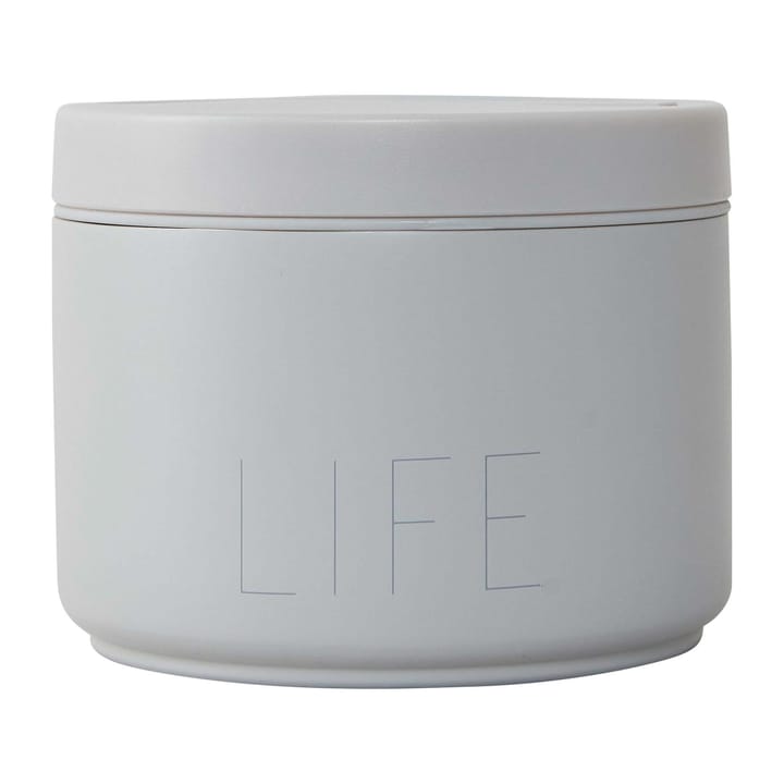 Design Letters thermosbox klein - Life-Grey - Design Letters