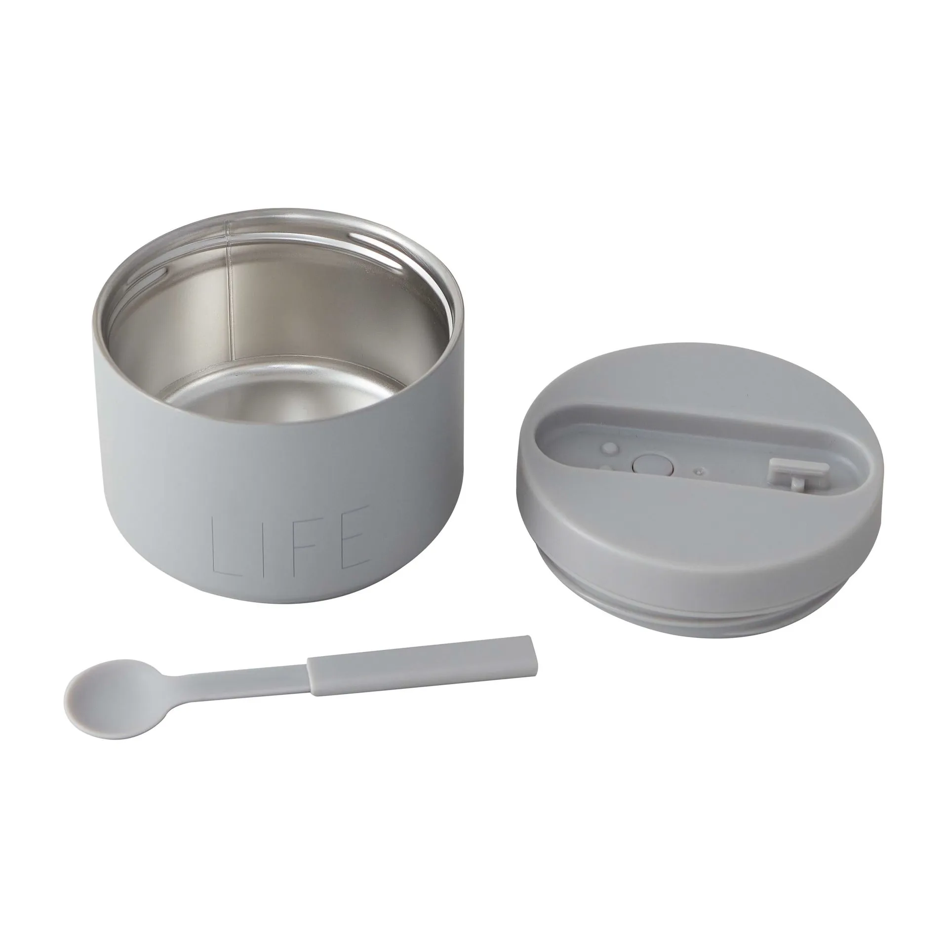 Design Letters thermosbox klein, Life-Grey Design Letters