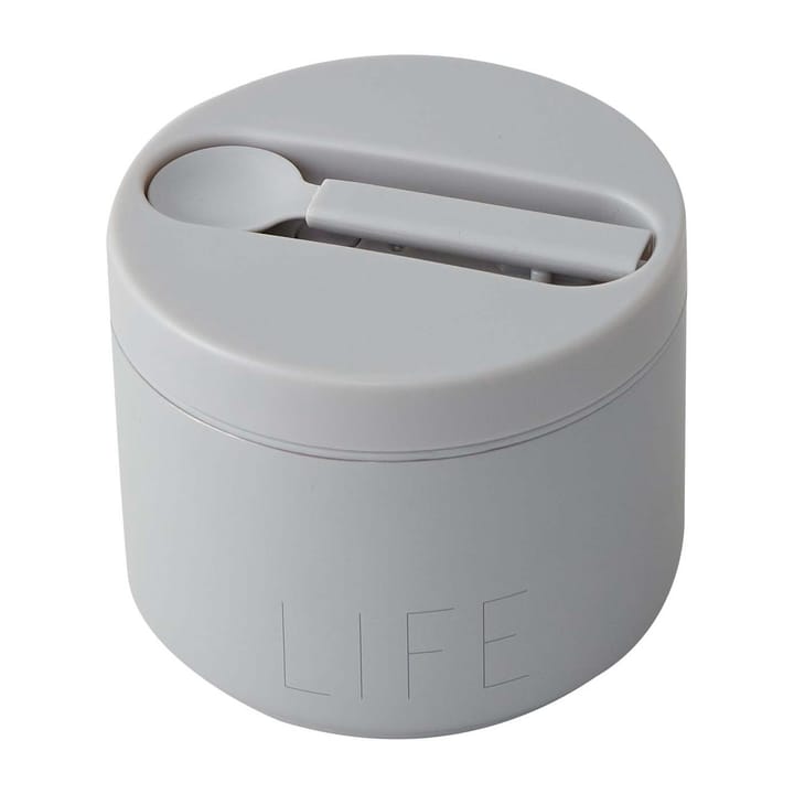 Design Letters thermosbox klein, Life-Grey Design Letters