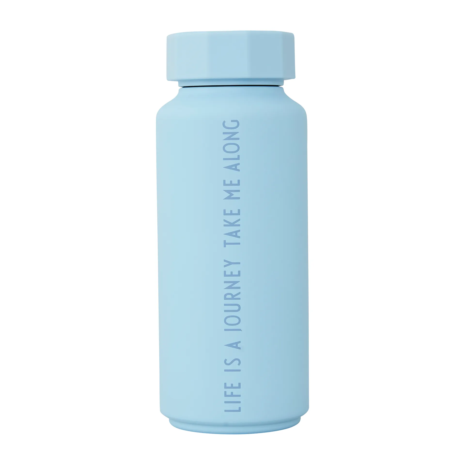 Design Letters thermosfles special edition, Light blue-life Design Letters