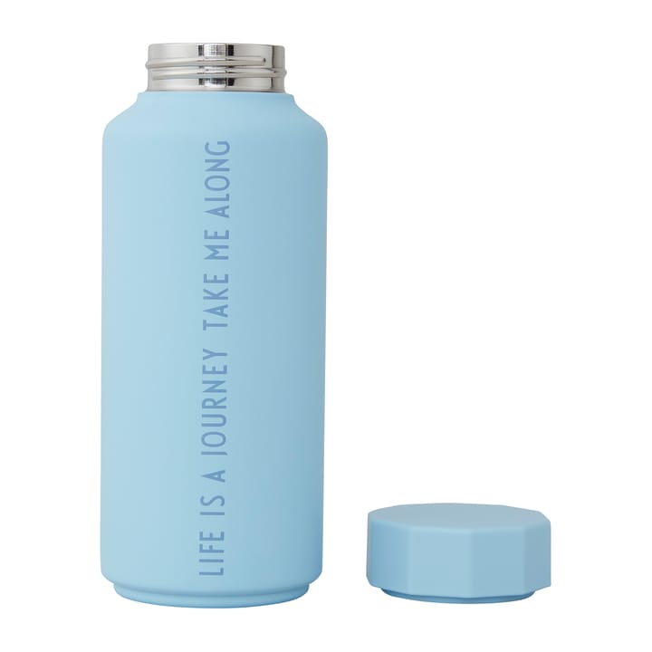 Design Letters thermosfles special edition, Light blue-life Design Letters