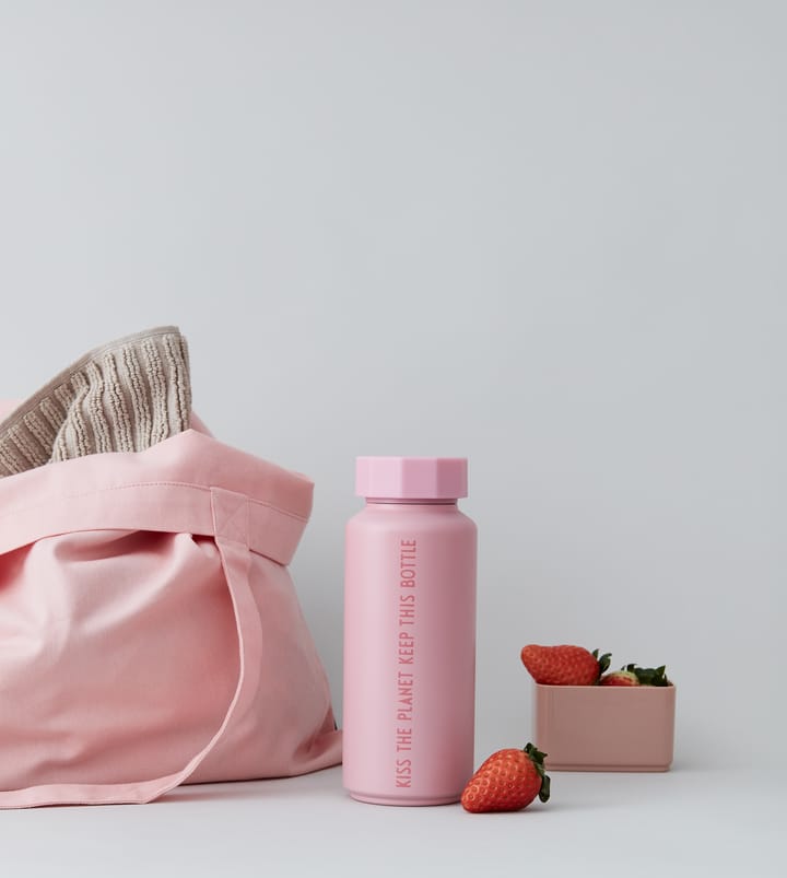 Design Letters thermosfles special edition, Roze Design Letters