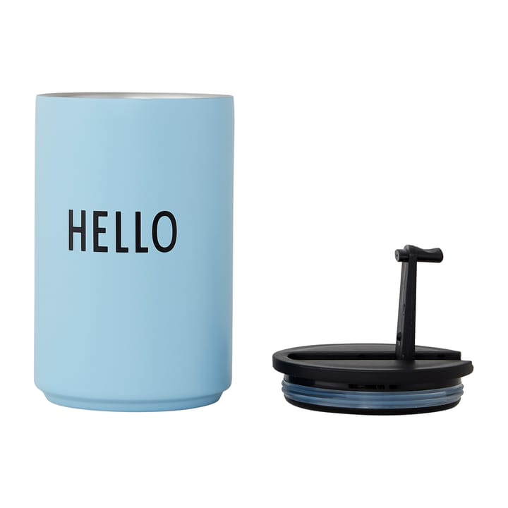 Design Letters thermosmok, Light blue-hello Design Letters