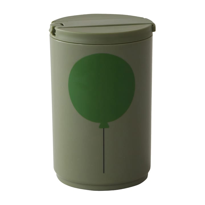Design Letters thermosmok met rietje 33 cl - Forest green - Design Letters