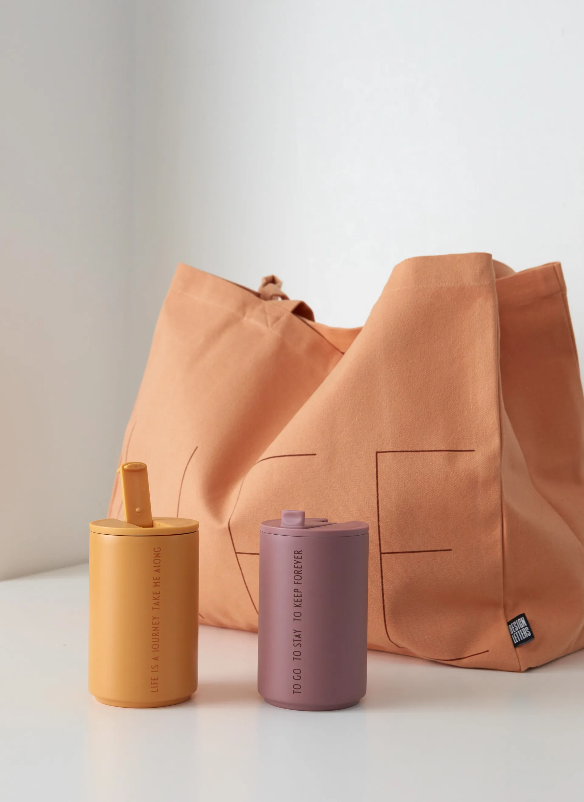 Design Letters thermosmok, To Go (ash rose) Design Letters