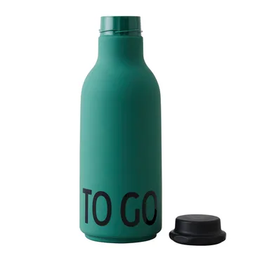 Design Letters TO GO drinkfles - Donkergroen - Design Letters