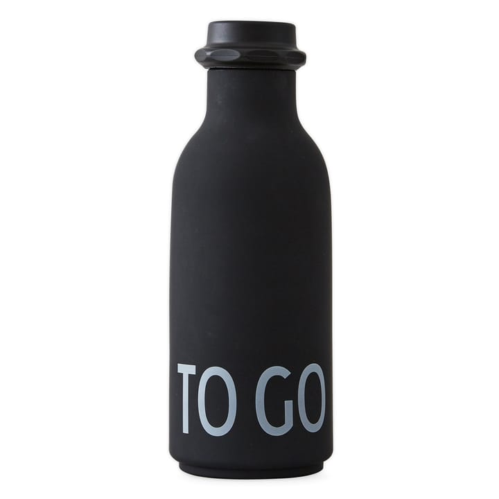 Design Letters TO GO drinkfles - Zwart - Design Letters